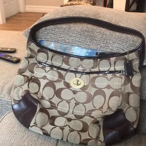 Authentic Coach shoulder bag. 16”x11 1/2” large size. NWOT